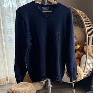 Polo Ralph Lauren Men's Navy V-Neck Sweater